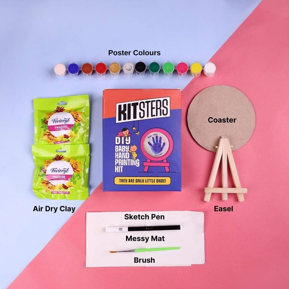 Baby Hand Printing DIY Kit